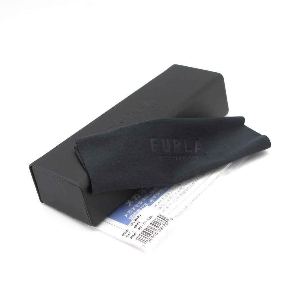 Furla フルラ メガネ フレーム VFU610J チタン オーバル 0F47 ヌーディーピンク 52 17 138 ケース付き アイウェア サングラス レディース 未使用品