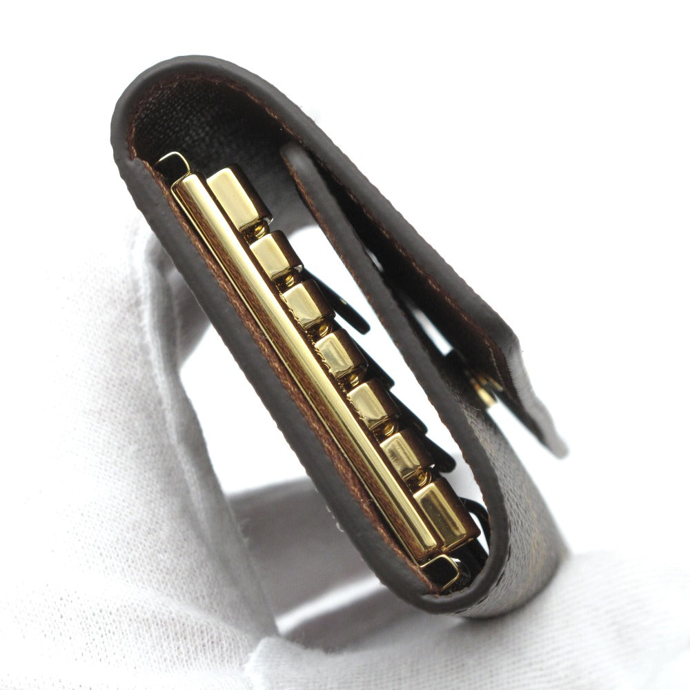LOUIS VUITTON ルイ・ヴィトン ミュルティクレ6 モノグラム アルマニャック M62630 6連 キーケース 鍵 PVC レザー ブラウン 未使用品
