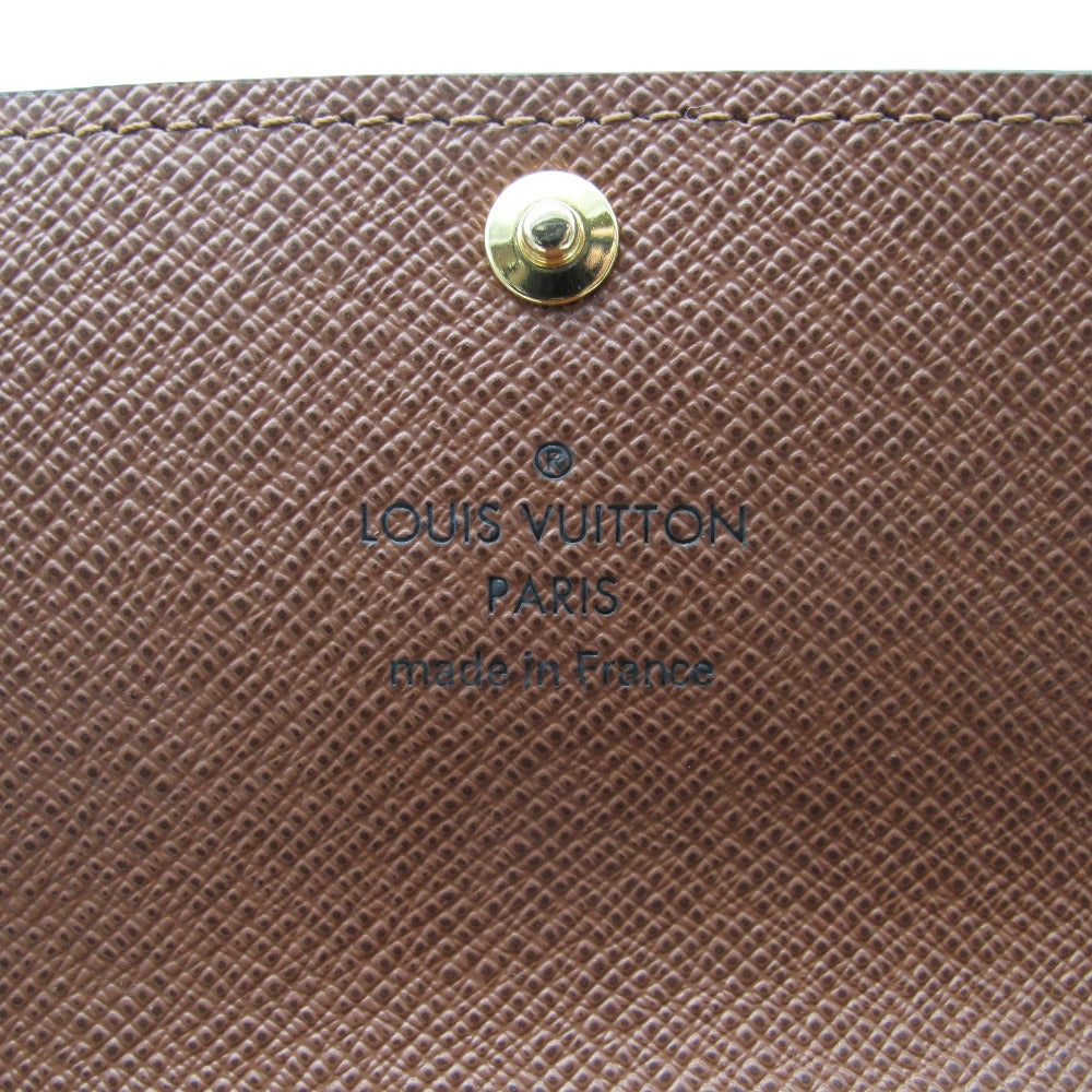 LOUIS VUITTON ルイ・ヴィトン ミュルティクレ6 モノグラム アルマニャック M62630 6連 キーケース 鍵 PVC レザー ブラウン 未使用品