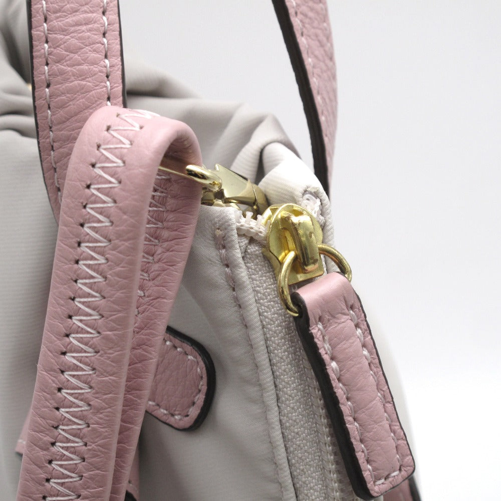 PELLE BORSA ペレボルサ チアーズノット 4WAYバッグ ハンドバッグ ショルダーバッグ クラッチ 5501 レザー 牛革 ピンク レディース