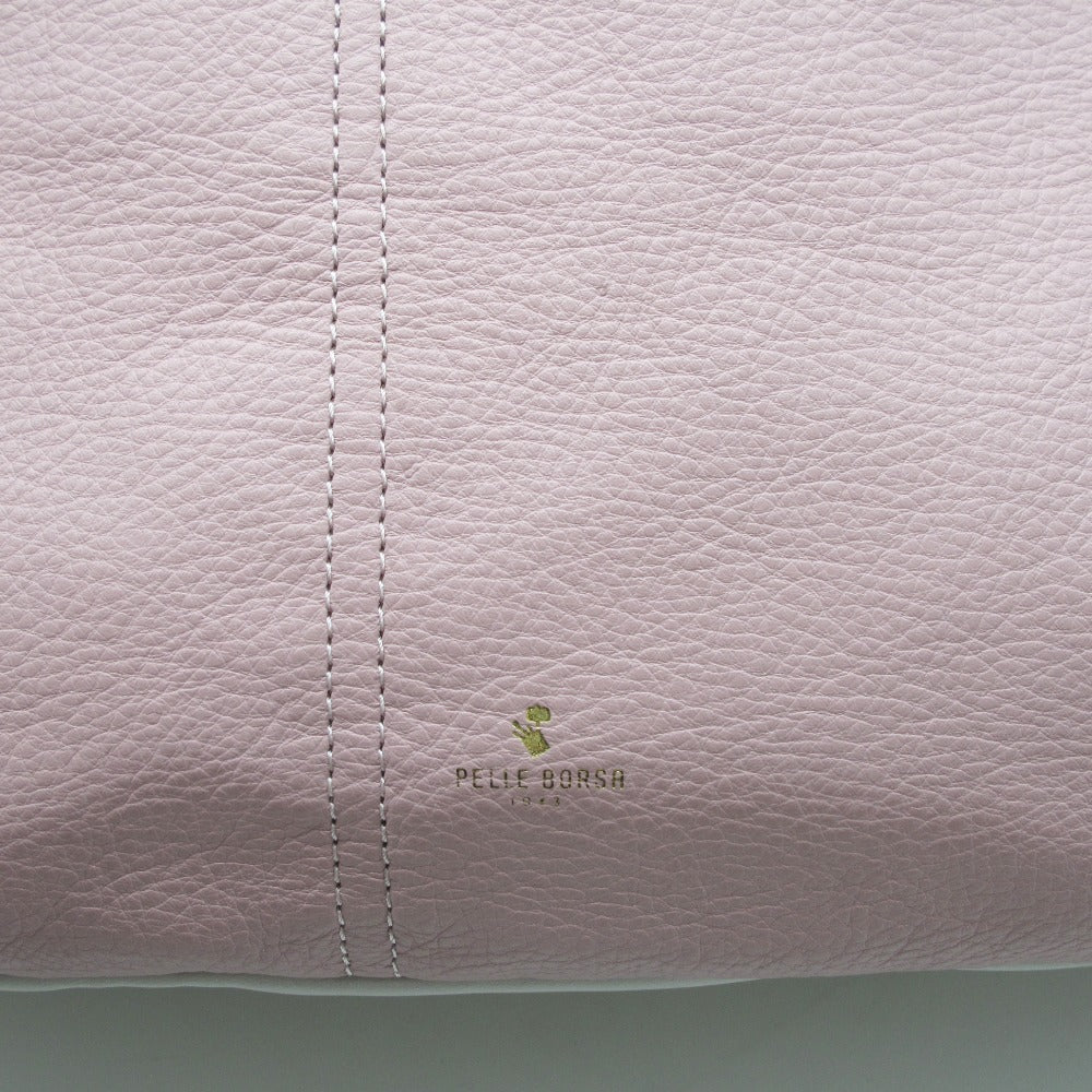 PELLE BORSA ペレボルサ チアーズノット 4WAYバッグ ハンドバッグ ショルダーバッグ クラッチ 5501 レザー 牛革 ピンク レディース