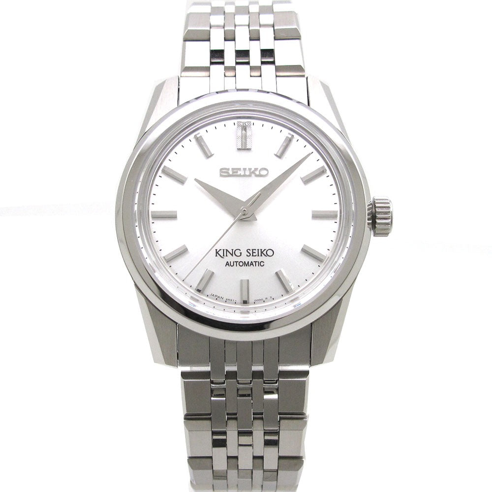 SEIKO セイコー 腕時計 KING SIKO キングセイコー SDKS001 6R31-00D0 シルバー文字盤 自動巻き 美品