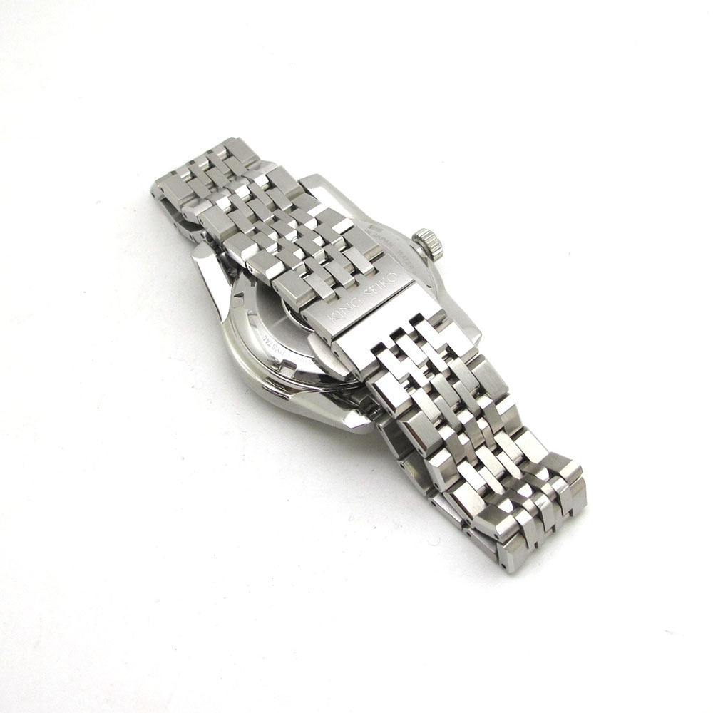 SEIKO セイコー 腕時計 KING SIKO キングセイコー SDKS001 6R31-00D0 シルバー文字盤 自動巻き 美品