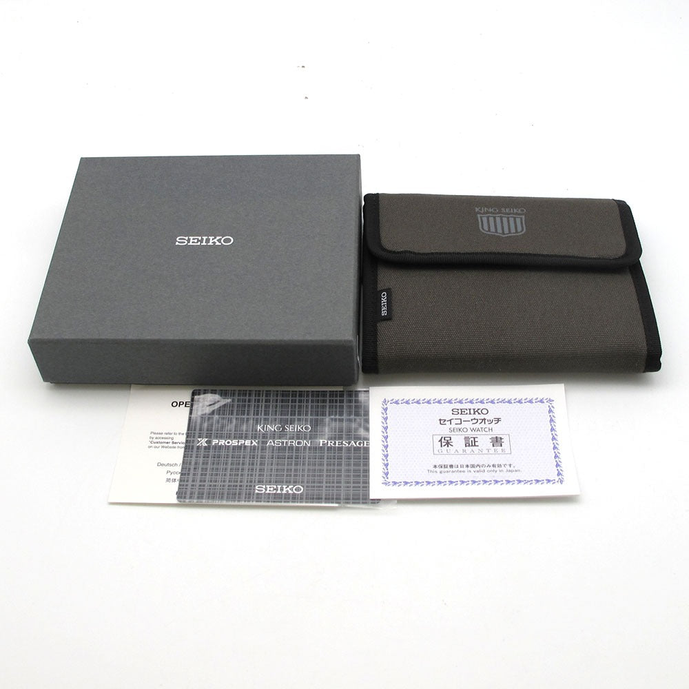 SEIKO セイコー 腕時計 KING SIKO キングセイコー SDKS001 6R31-00D0 シルバー文字盤 自動巻き 美品