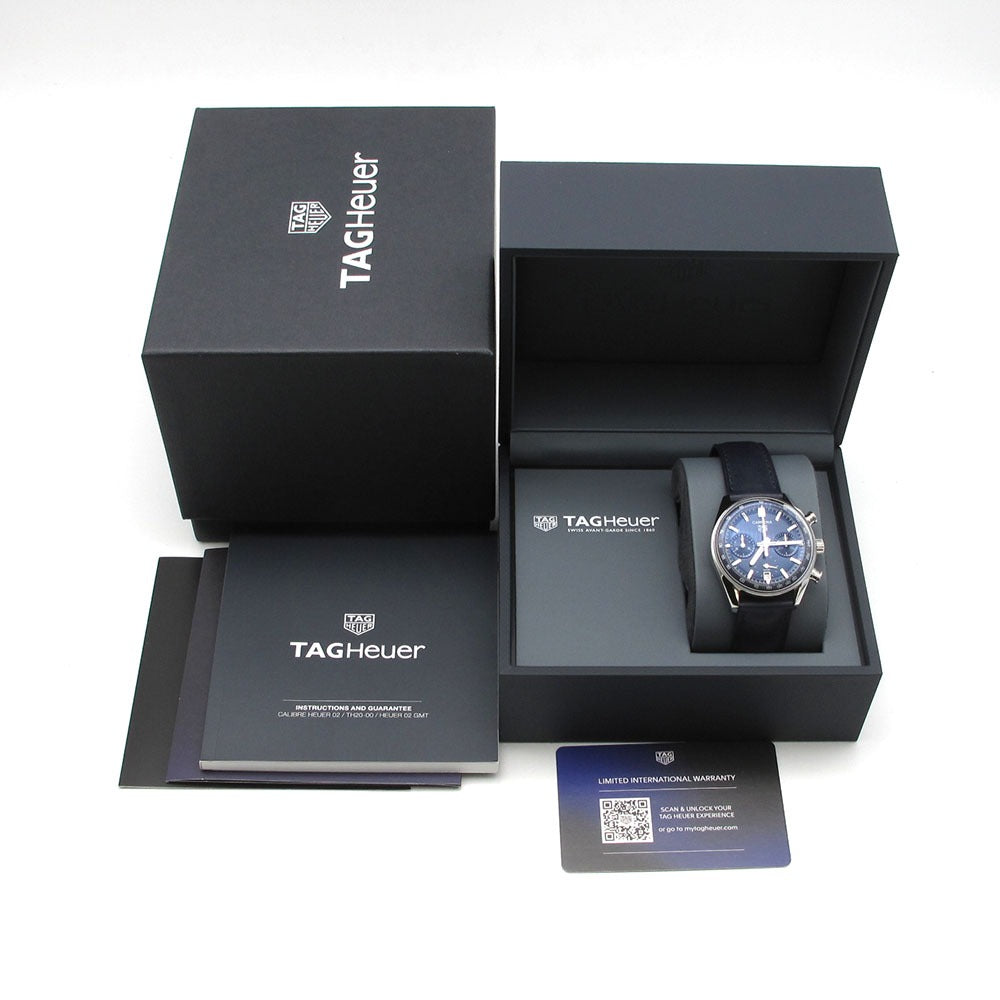 TAG HEUER タグホイヤー 腕時計 カレラ クロノグラフ CBS2212.FC6535 ブルー 自動巻き 未使用品