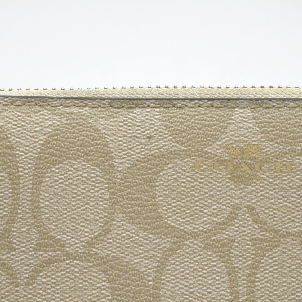 COACH コーチ 長財布 ラウンドファスナー ロングウォレット シグネチャー レディース F59267