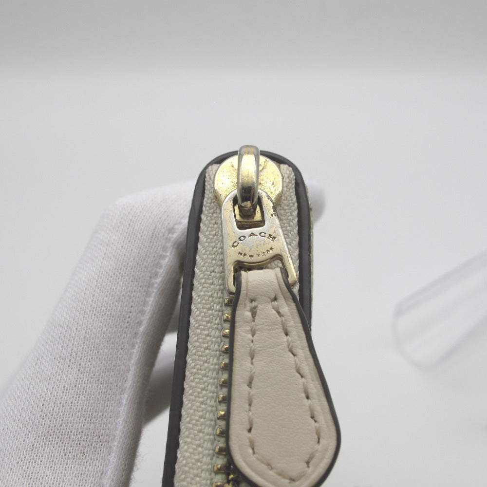 COACH コーチ 長財布 ラウンドファスナー ロングウォレット シグネチャー レディース F59267