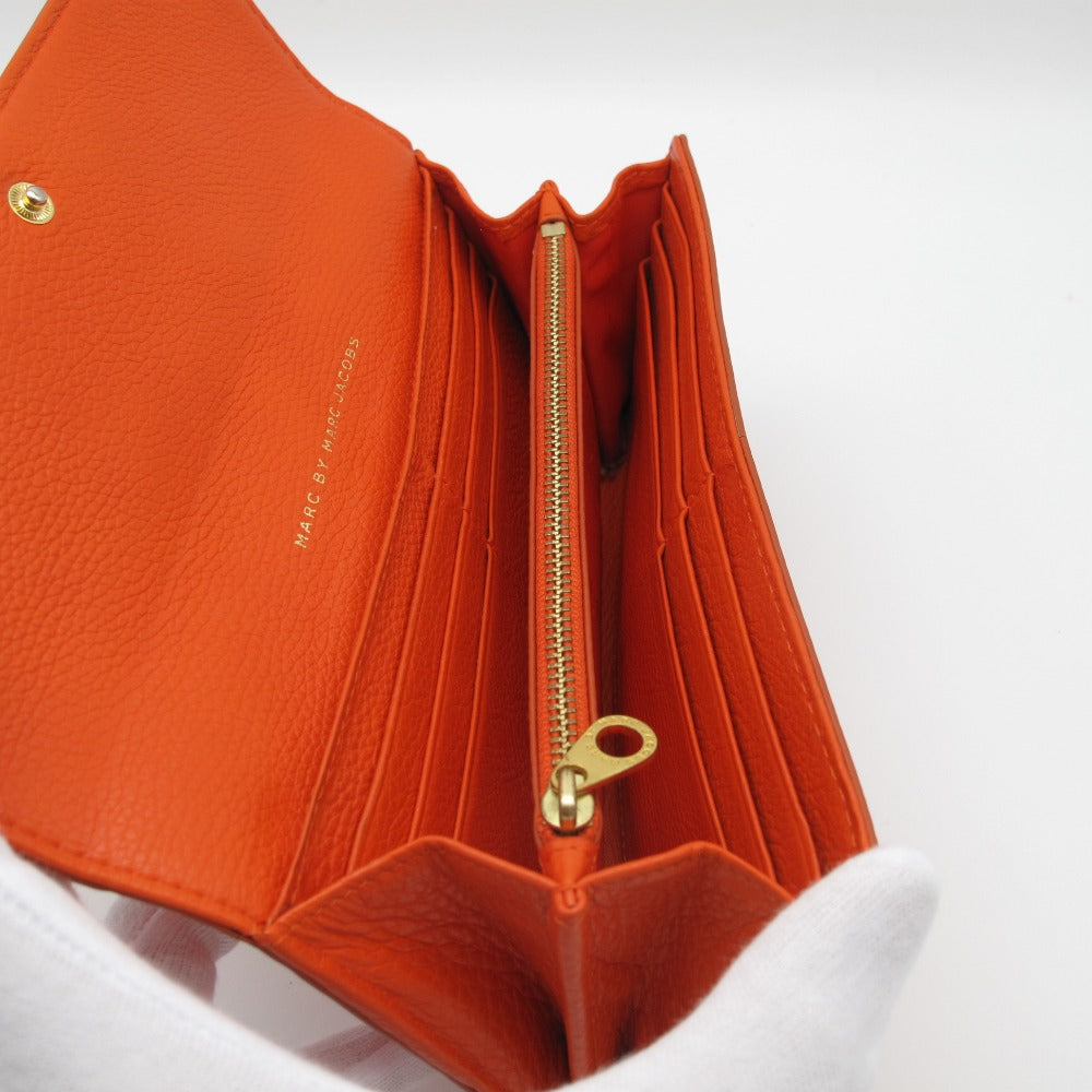 MARC BY MARC JACOBS マークバイマークジェイコブス 長財布 二つ折り 長財布 ロゴプレート レザー ロングウォレット