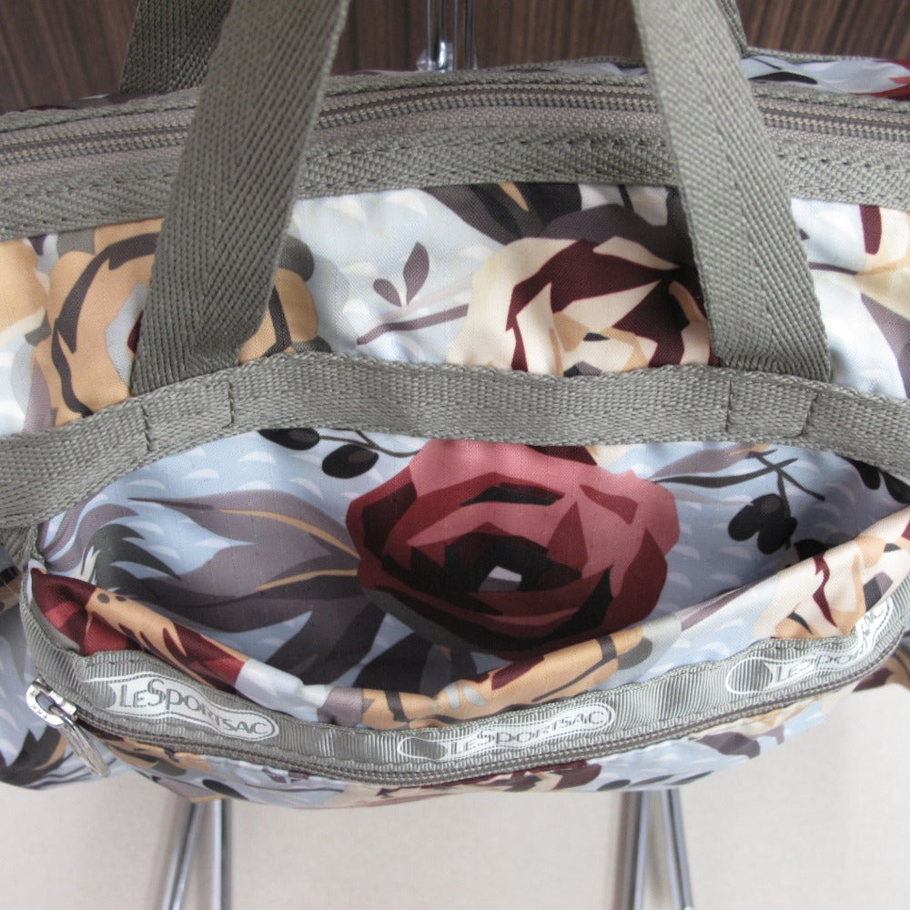 LeSportsac レスポートサック ショルダーバッグ 2WAYショルダーバッグ ハンドバッグ 花柄 斜め掛け ナイロン レディース
