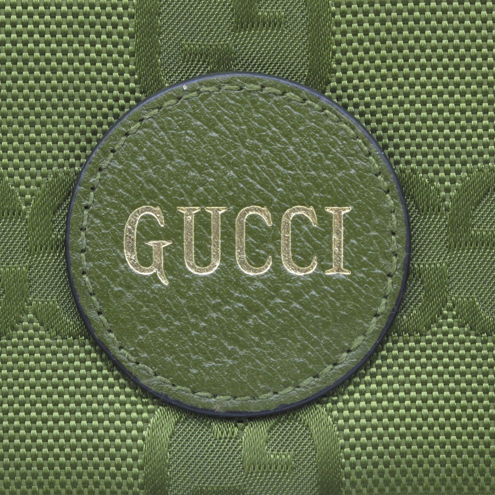 GUCCI グッチ 日本限定 ジップアラウンドウォレット 625576 GG ナイロン レザー フォレストグリーン ラウンドファスナー長財布 箱付き メンズ 美品
