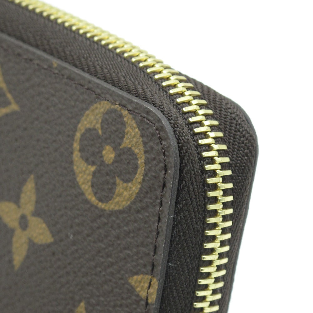 LOUIS VUITTON ルイ・ヴィトン ポルトフォイユ クレマンス モノグラム ローズバレリーヌ M61298 ラウンドファスナー長財布 ウォレット PVC レザー ブラウン ピンク レディース 未使用品