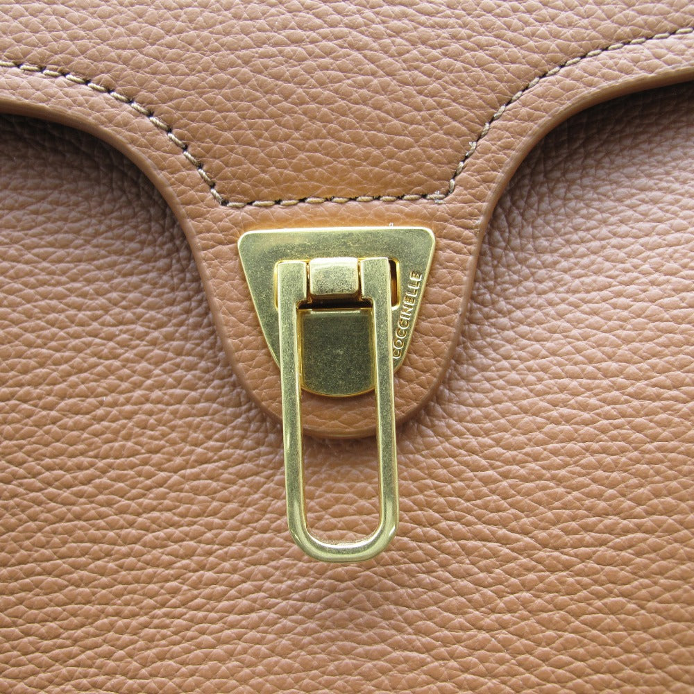 COCCINELLE コチネレ MARVIN 2WAY ハンドバッグ ショルダーバッグ レザー ブラウン レディース 未使用品