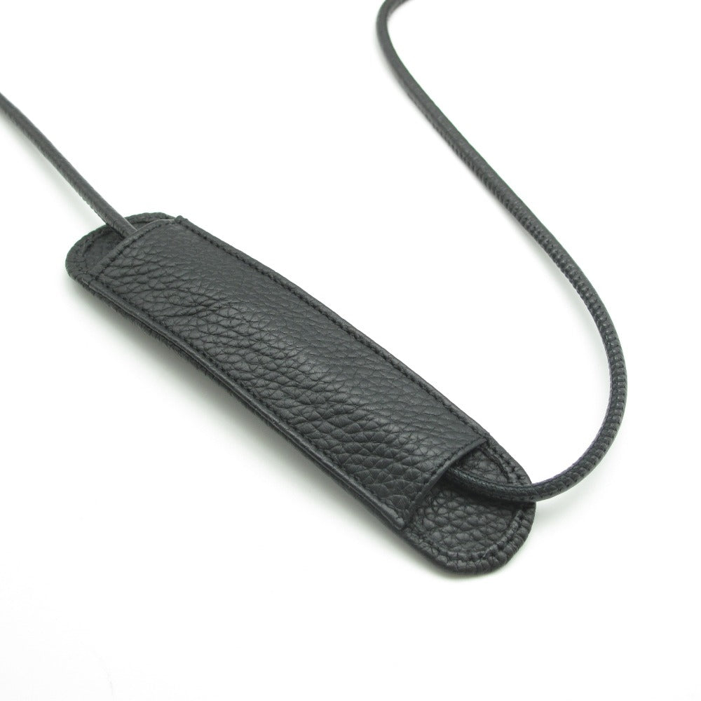 IACUCCI イアクッチ アバ ウォレットショルダー お財布バッグ ポシェット ショルダーバッグ 斜め掛け クロスボディ レザー ブラック レディース