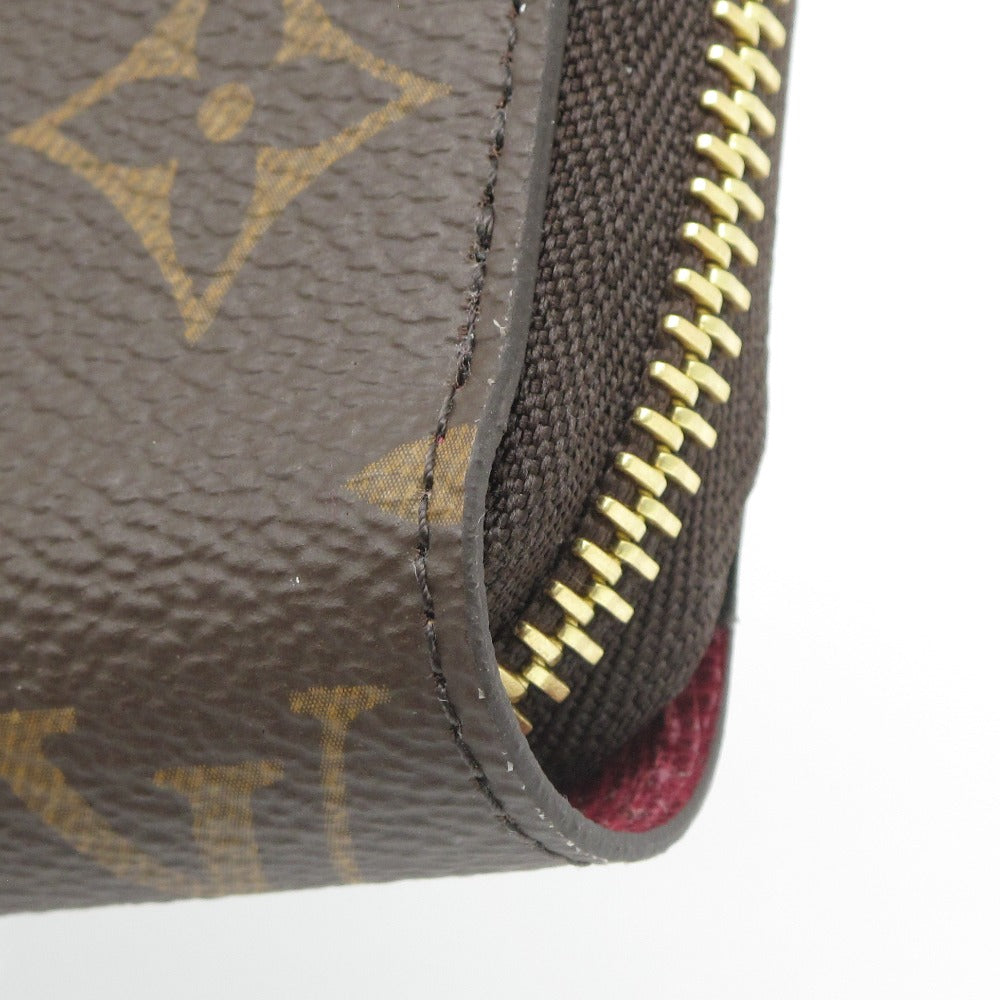 LOUIS VUITTON ルイ・ヴィトン ジッピーウォレット モノグラム フューシャ M41896 ラウンドファスナー 長財布 PVC レザー 未使用品