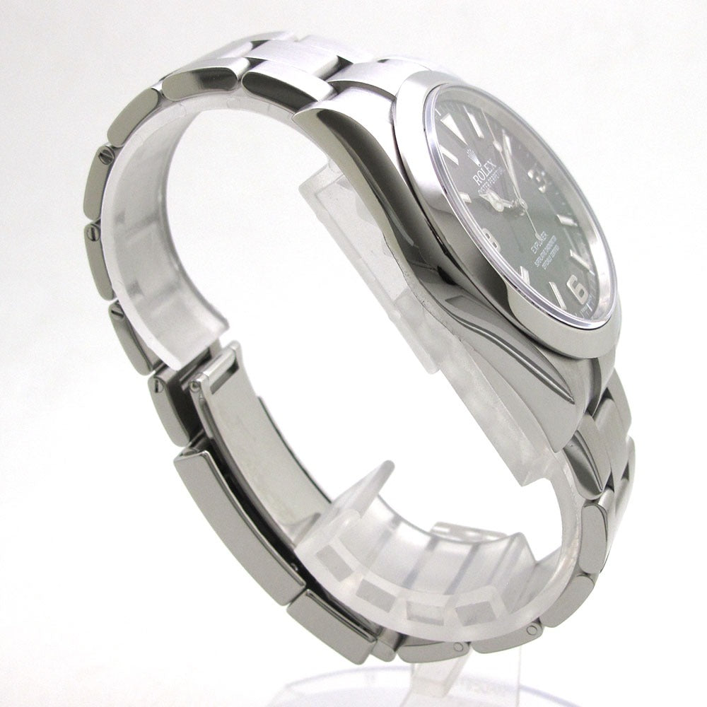 ROLEX ロレックス エクスプローラー1 Ref.214270 ランダム番 梨地バックル ブラックアウト 自動巻き