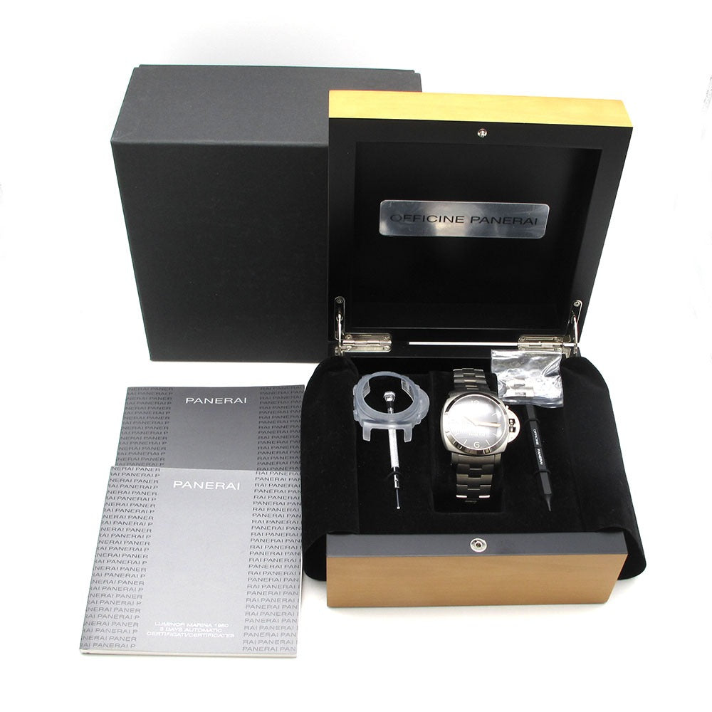 OFFICINE PANERAI オフィチーネパネライ 腕時計 ルミノール マリーナ 1950 3デイズ チタニオ PAM00352 R番 ブラウン 自動巻き LUMINOR