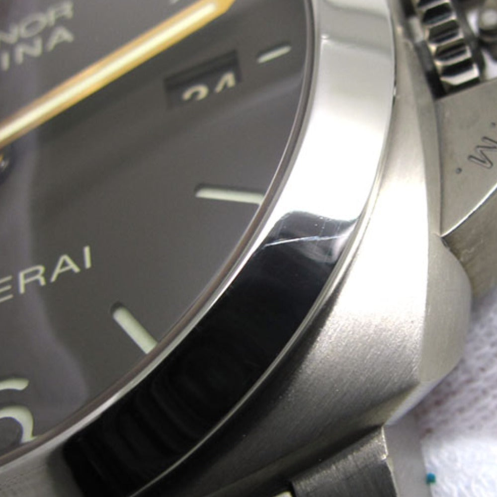 OFFICINE PANERAI オフィチーネパネライ 腕時計 ルミノール マリーナ 1950 3デイズ チタニオ PAM00352 R番 ブラウン 自動巻き LUMINOR