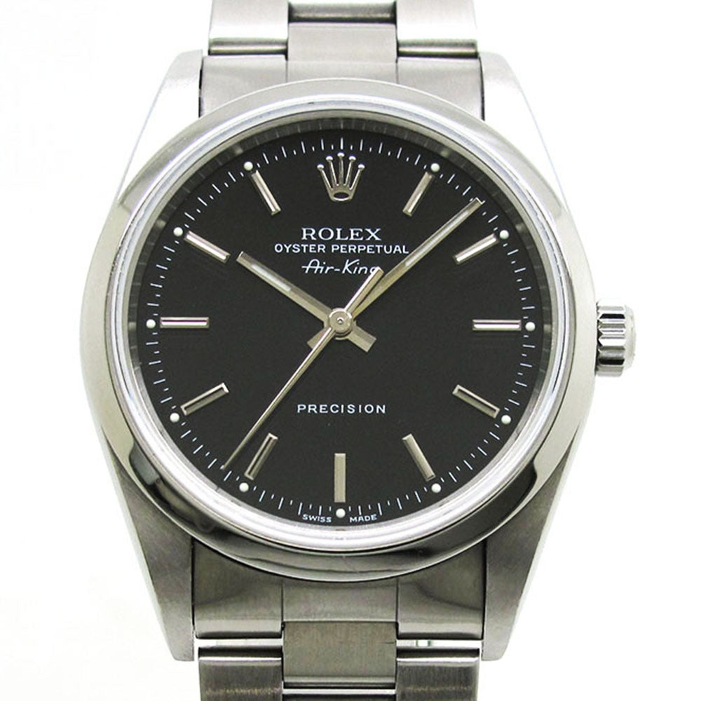 ROLEX ロレックス 腕時計 エアキング Ref.14000M K番 黒文字盤 自動巻き AIR KING