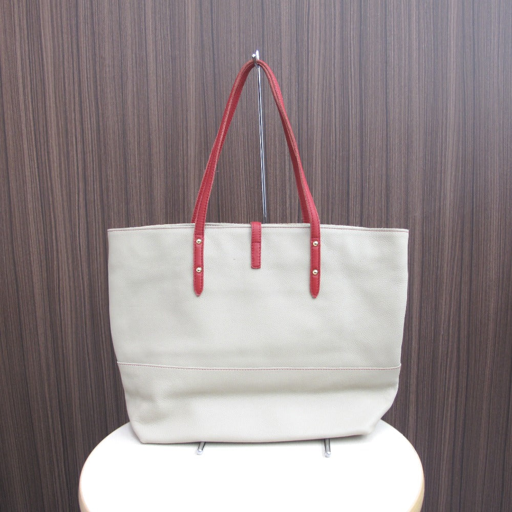 B:MING by BEAMS ビーミングバイビームス トートバッグ ハンドバッグ レザー 牛革 ベージュ レディース