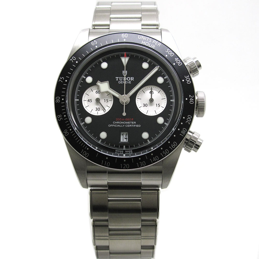 TUDOR チュードル 腕時計 ブラックベイ クロノ 79360N M79360N-0001 ブラック 自動巻き HERITAGE BLACK BAY 未使用品