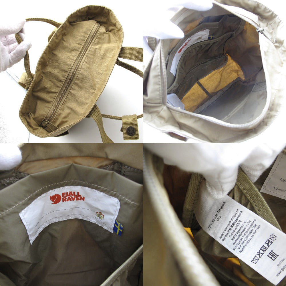 Fjallraven Kanken フェールラーベンカンケン トートパック ミニ ショルダーバッグ リュック バックパック 8L ベージュ F23711 男女兼用