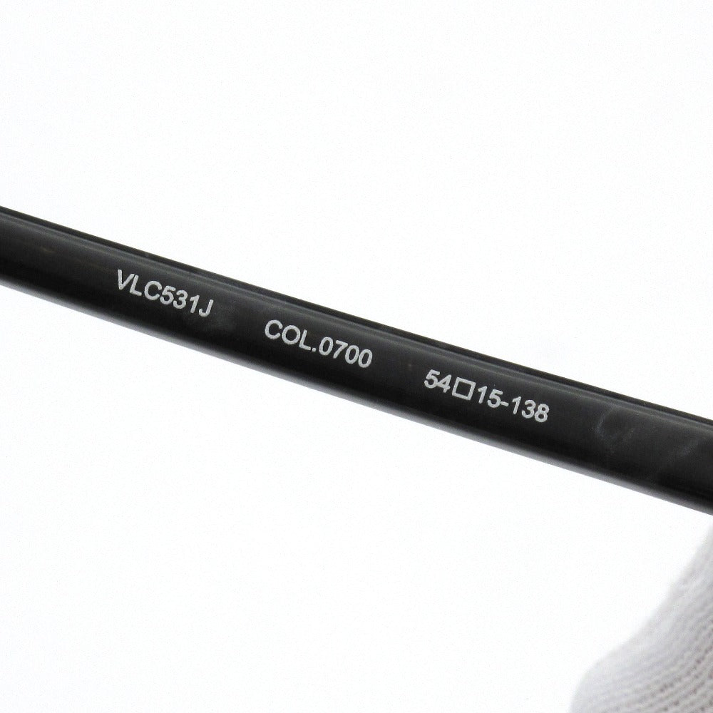 LANVIN ランバン メガネフレーム VLC531J 0700 ブラック 54 15 138 日本製 クロス・ケース付き 眼鏡 サングラス アイウェア 未使用品