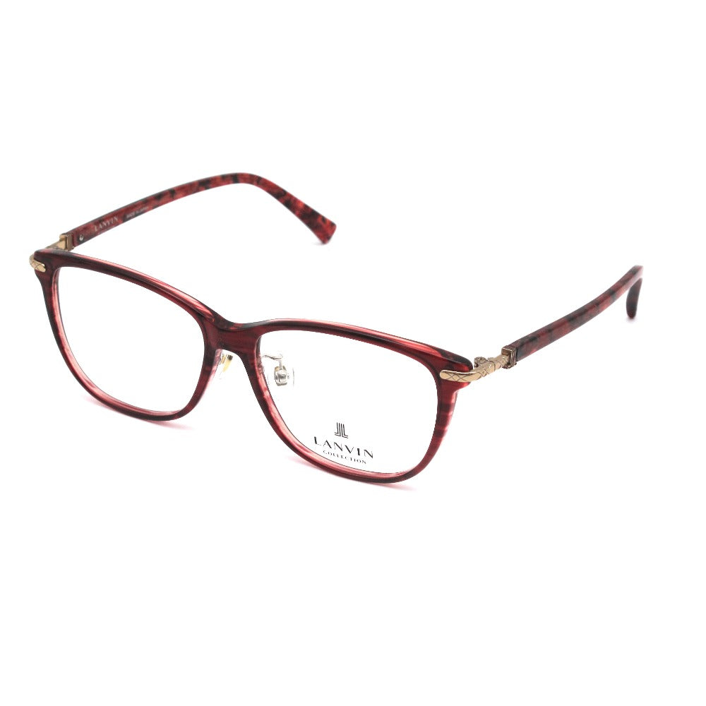 LANVIN ランバン メガネフレーム VLC531J-0J61 レッド 54 15 138 日本製 クロス・ケース付き 眼鏡 サングラス アイウェア 未使用品