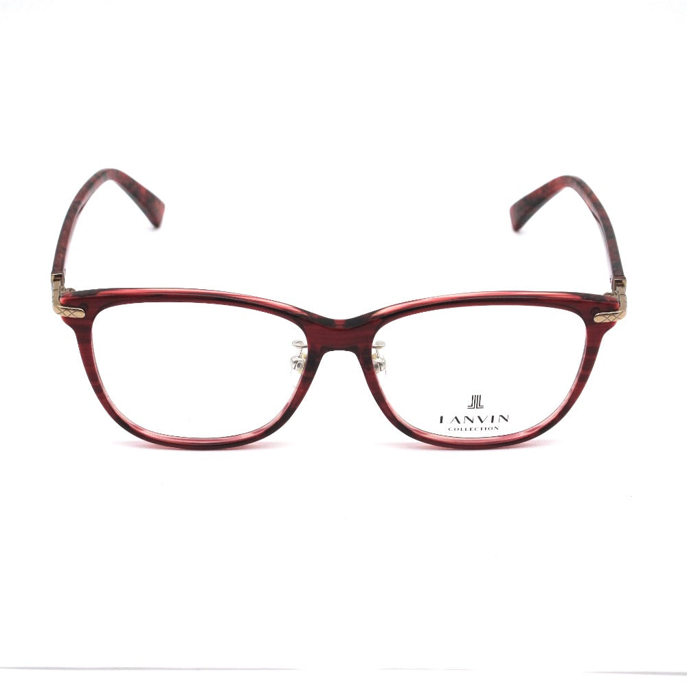 LANVIN ランバン メガネフレーム VLC531J-0J61 レッド 54 15 138 日本製 クロス・ケース付き 眼鏡 サングラス アイウェア 未使用品