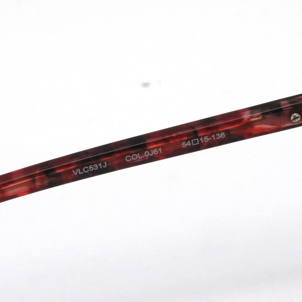 LANVIN ランバン メガネフレーム VLC531J-0J61 レッド 54 15 138 日本製 クロス・ケース付き 眼鏡 サングラス アイウェア 未使用品