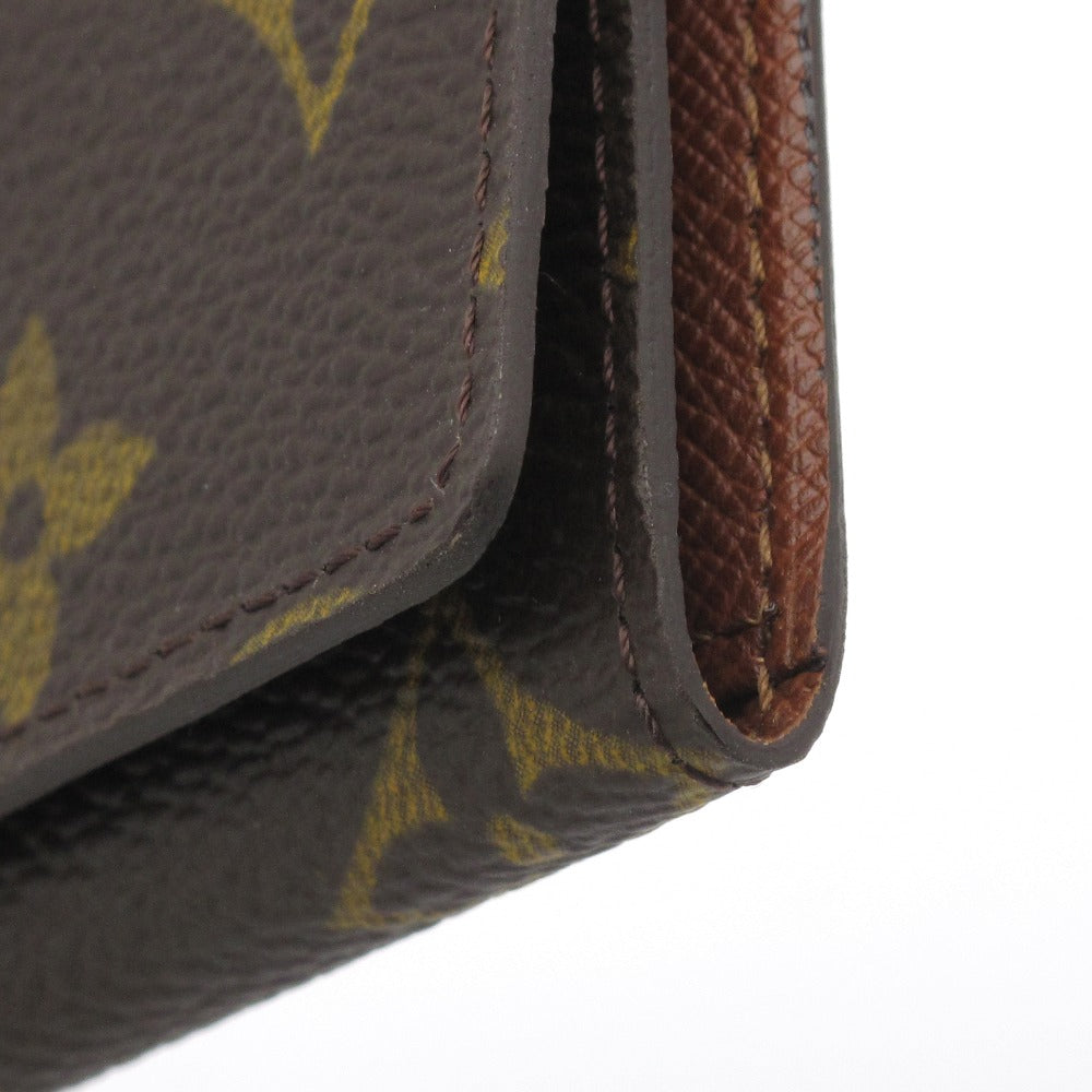 LOUIS VUITTON ルイ・ヴィトン ミュルティクレ4 モノグラム M62631 4連 キーケース 鍵 PVC レザー ブラウン USA製 レディース メンズ 美品