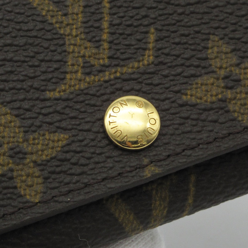 LOUIS VUITTON ルイ・ヴィトン ミュルティクレ4 モノグラム M62631 4連 キーケース 鍵 PVC レザー ブラウン USA製 レディース メンズ 美品