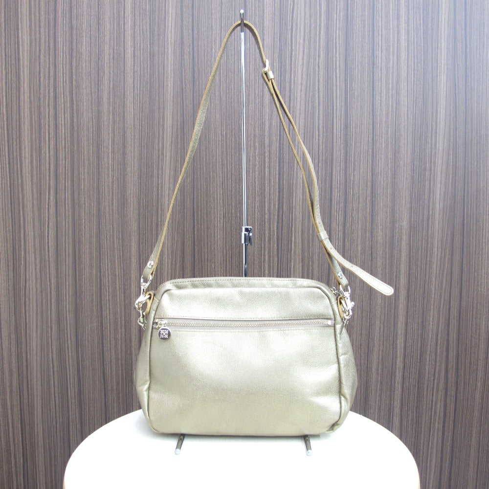 russet ラシット ショルダーバッグ ハンドバッグ 2WAYバッグ 斜め掛け レザー ゴールド レディース