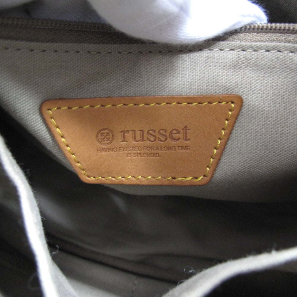 russet ラシット ショルダーバッグ ハンドバッグ 2WAYバッグ 斜め掛け レザー ゴールド レディース