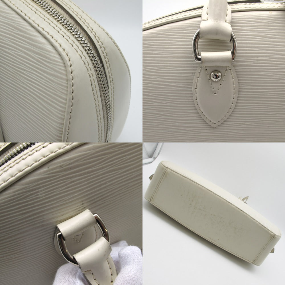LOUIS VUITTON ルイ・ヴィトン ジャスミン エピ イヴォワール M5285J ハンドバッグ カデナ・鍵付き ホワイト シルバー金具 レザー レディース