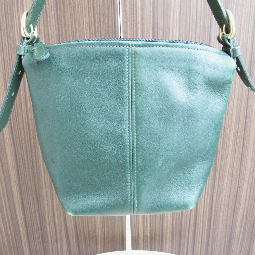 COACH コーチ ショルダーバッグ トートバッグ レザー グリーン オールドコーチ USA製