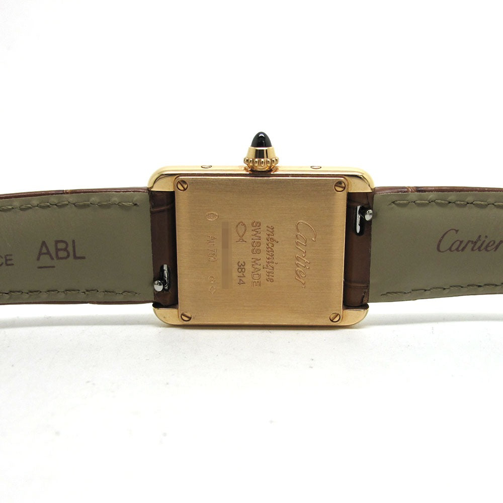 CARTIER カルティエ 腕時計 タンク ルイ カルティエ ウォッチ SM WGTA0010 PG 手巻き TANK