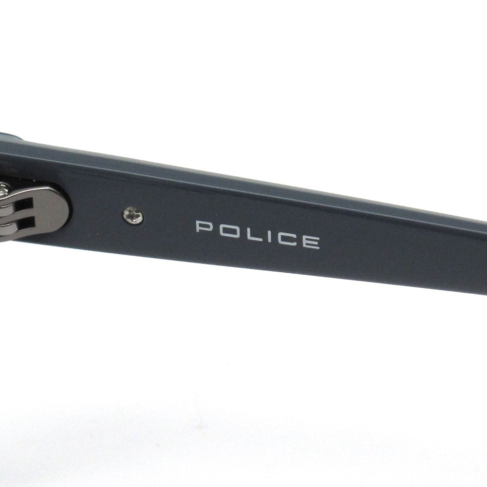 POLICE ポリス メガネフレーム VPLF56J-07NS スクエア フルリム プラスチック ダークネイビー 54 17 142 クロス・ケース付き 眼鏡 サングラス アイウェア 未使用品