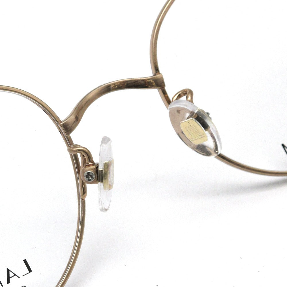 LANVIN ランバン メガネフレーム VLC555J-0H22 ダークレッド チタン プラスチック 48 20 140 日本製 クロス・ケース付き 眼鏡 サングラス アイウェア 未使用品