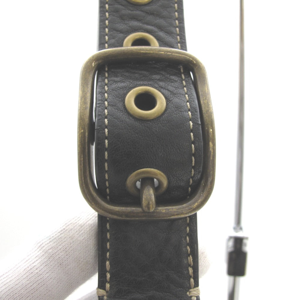 COACH コーチ ショルダーバッグ シグネチャー ブラック ナイロン レディース
