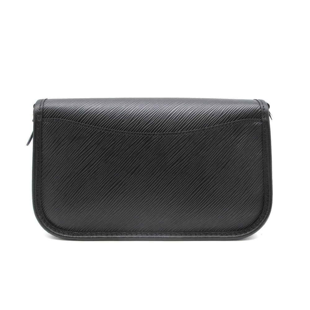 LOUIS VUITTON ルイ・ヴィトン ビュシNM エピ ノワール M59386 ショルダーバッグ LVイニシャル レザー ブラック レディース 箱付き 美品