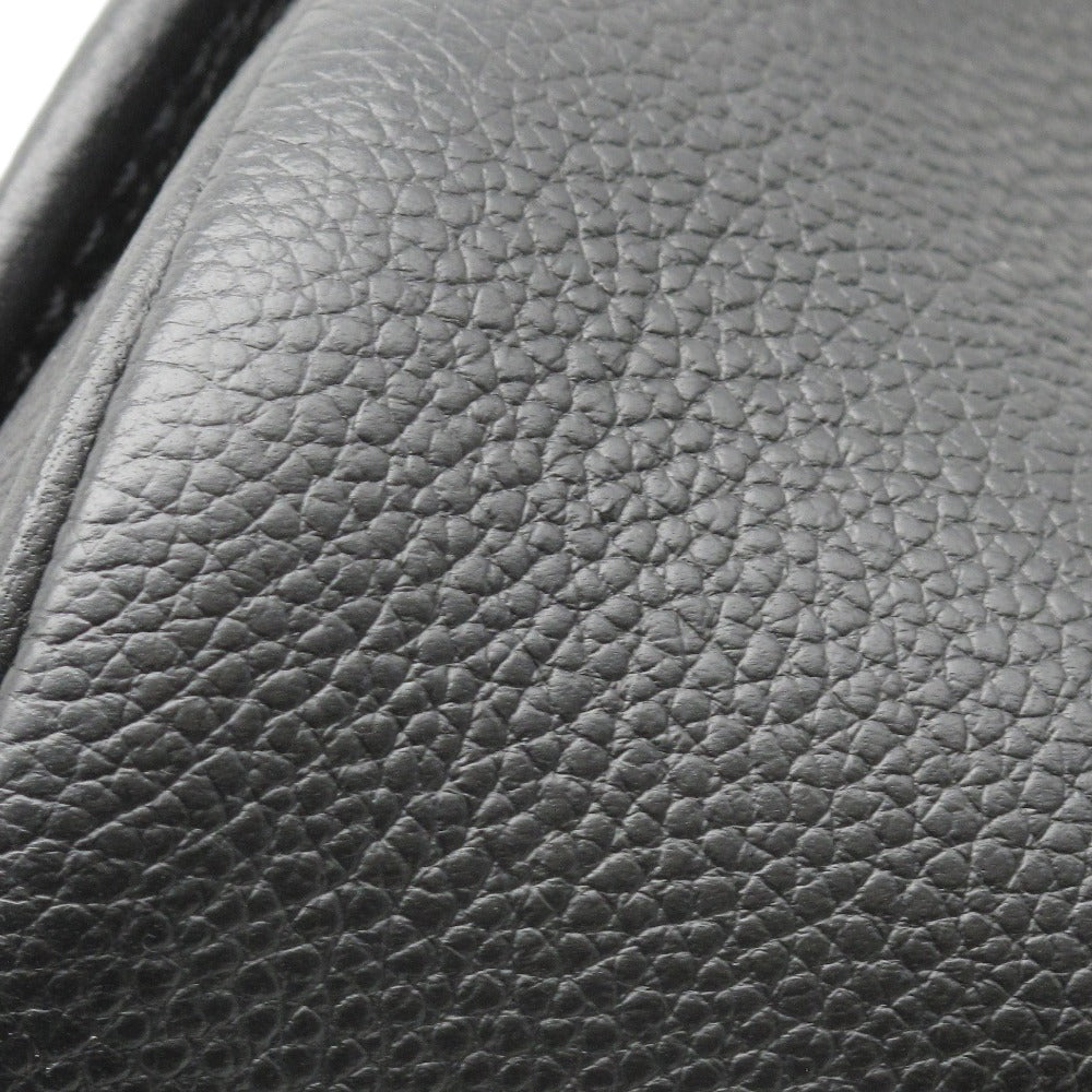 LOUIS VUITTON ルイ・ヴィトン ビュシNM エピ ノワール M59386 ショルダーバッグ LVイニシャル レザー ブラック レディース 箱付き 美品