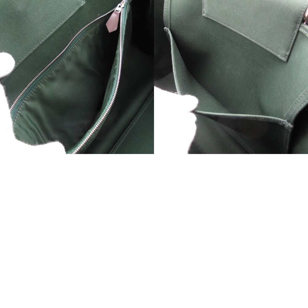 HERMES エルメス カバック エラン PM T刻印 トワルオフィシエ レザー グリーン トートバッグ ハンドバッグ ショルダーバッグ