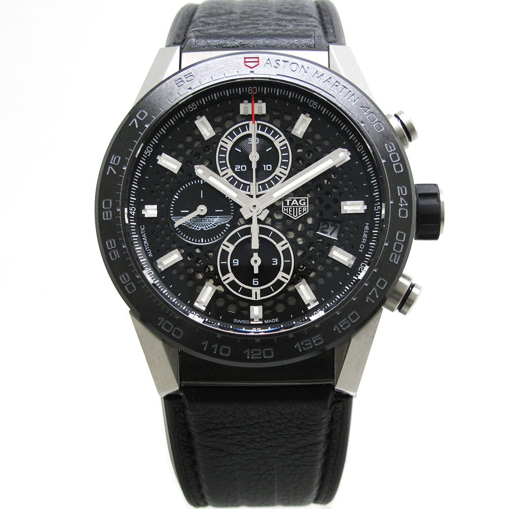 TAG HEUER タグホイヤー 腕時計 カレラ キャリバーホイヤー01 アストンマーティン CAR2A1AB.FT6163 自動巻き CARRERA