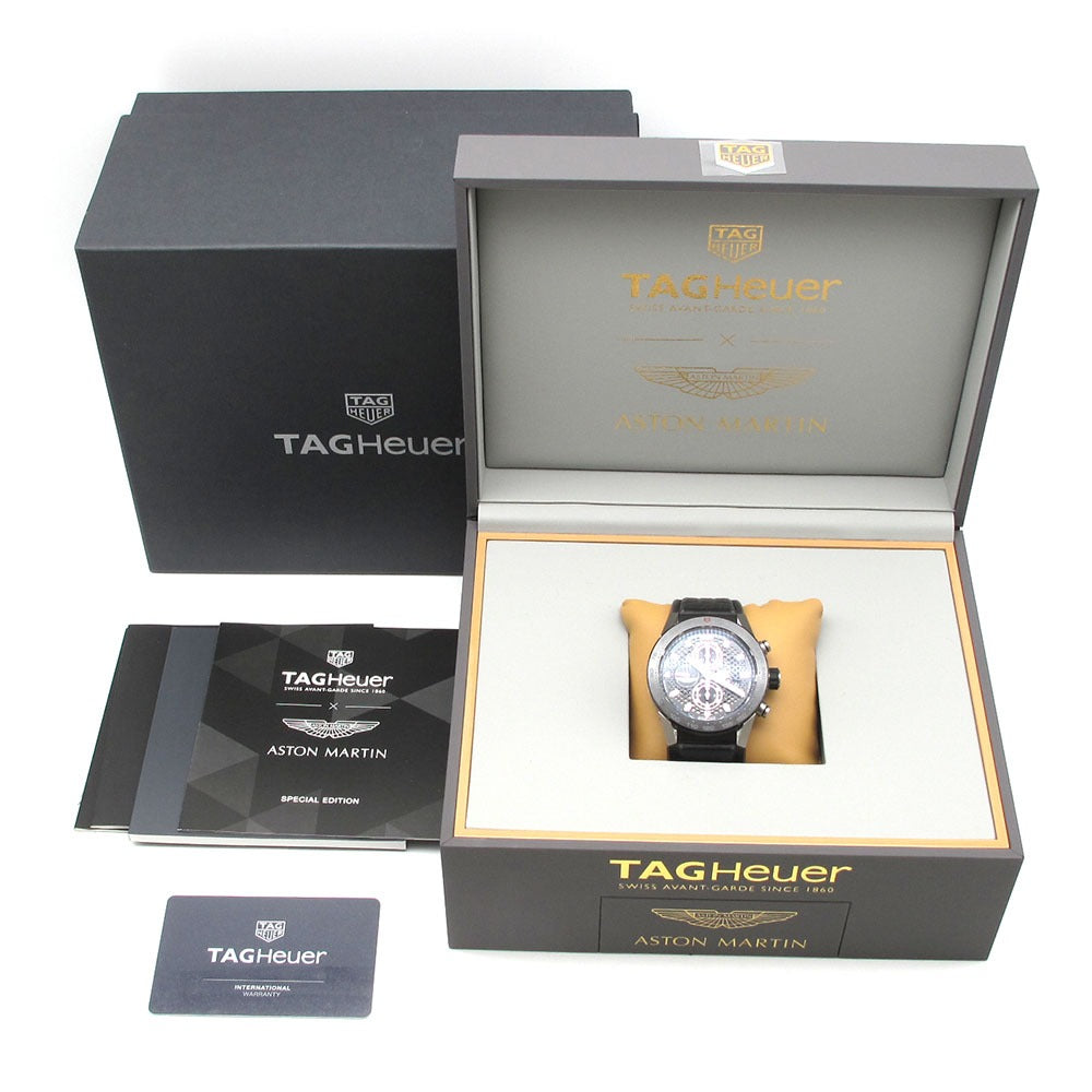 TAG HEUER タグホイヤー 腕時計 カレラ キャリバーホイヤー01 アストンマーティン CAR2A1AB.FT6163 自動巻き CARRERA