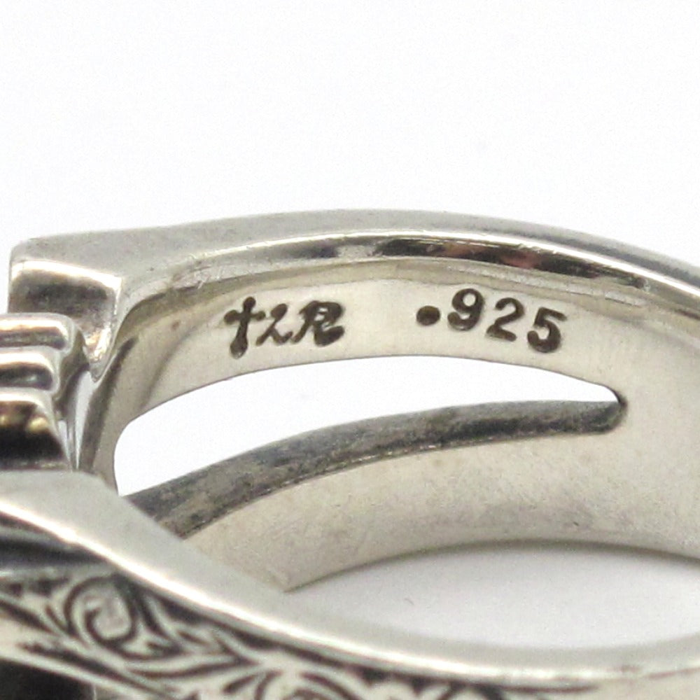 Loree Rodkin ローリーロドキン リング 指輪 スカル 骸骨 銀 シルバー SV SILVER Ag 925 約17号 箱付き アクセサリー ジュエリー