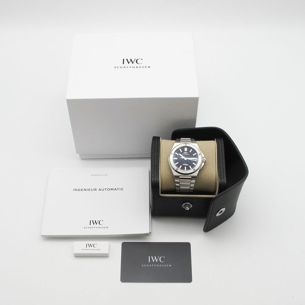 IWC SCHAFFHAUSEN アイダブリューシー シャフハウゼン 腕時計 インヂュニア オートマティック 40 IW328901 ブラックダイアル 自動巻き INGENIEUR 未使用品