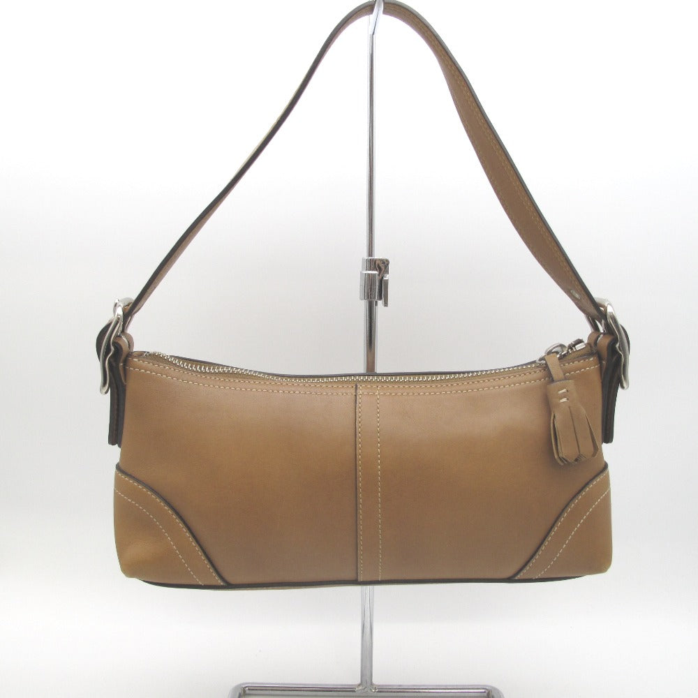 COACH コーチ ハンドバッグ レザーバッグ キャメル ブラウン レディース 8A64
