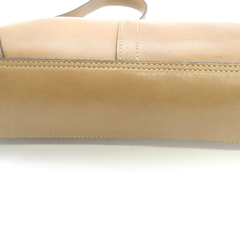 COACH コーチ ハンドバッグ レザーバッグ キャメル ブラウン レディース 8A64