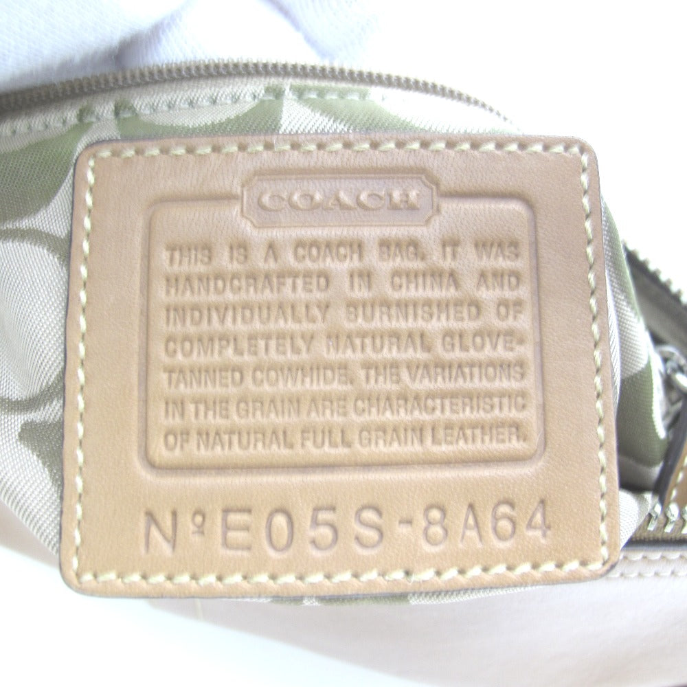 COACH コーチ ハンドバッグ レザーバッグ キャメル ブラウン レディース 8A64