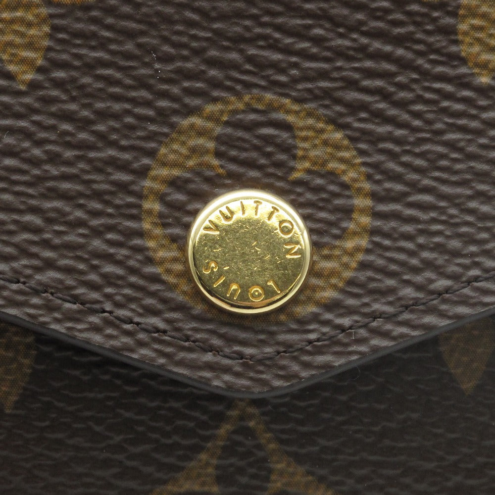 LOUIS VUITTON ルイ・ヴィトン ポルトフォイユ サラ モノグラム フューシャ M62234 長財布 PVC レザー ブラウン レディース 未使用品